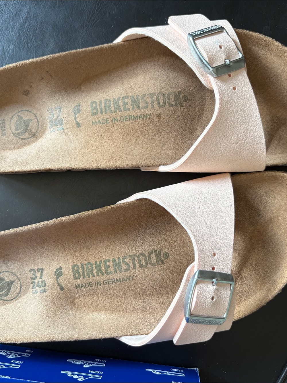 Birkenstock Single-Band Sandal in Pale Pink